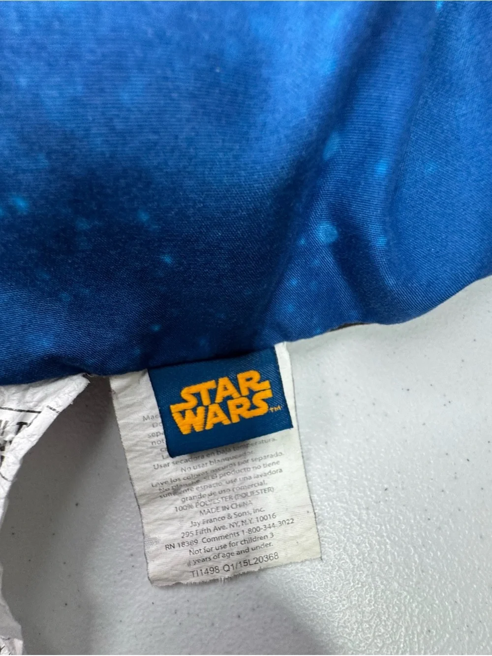 Star Wars Blue Graphic Comforter with Character Panels
